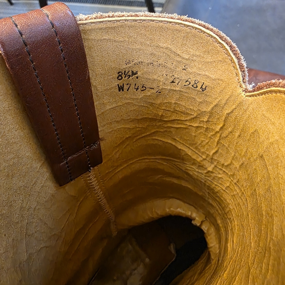 Brown Leather Cowboy Boots - Picture 12 of 13
